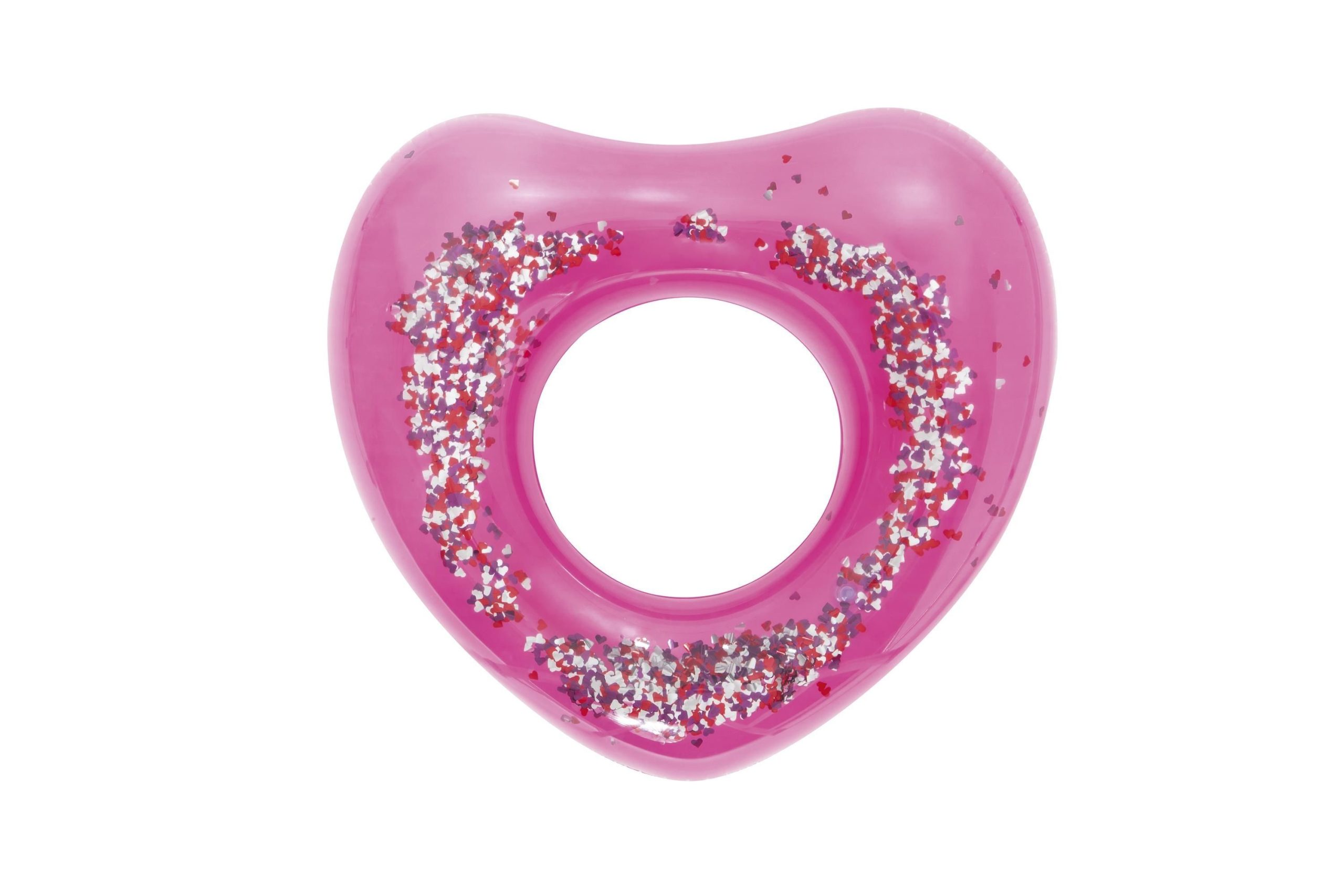 anello da bagno gonfiabile rosa con glitter anello da bagno gonfiabile rosa con glitter